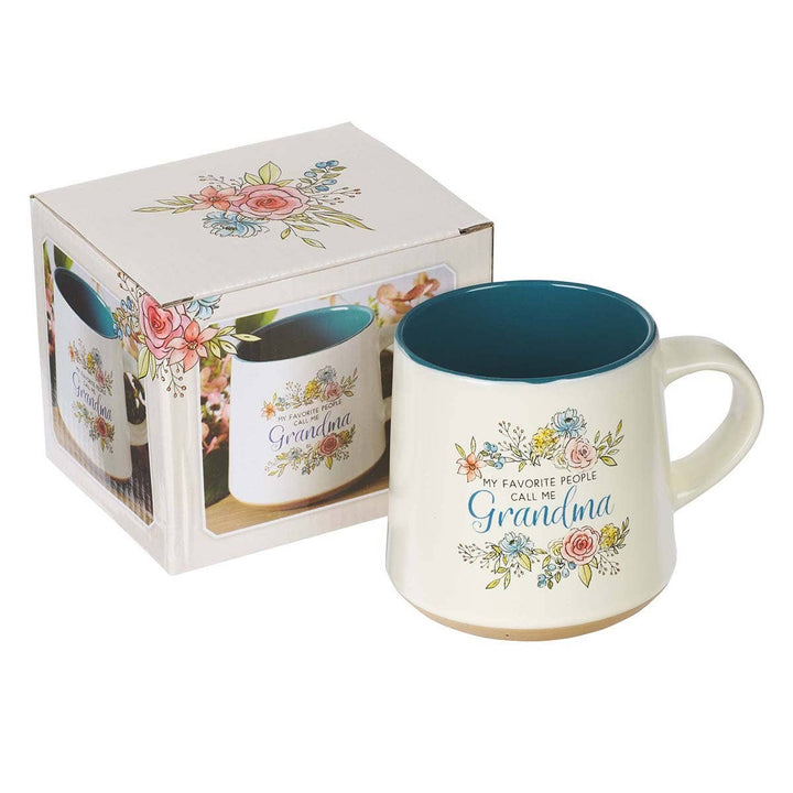 Grandma Ceramic Coffee Mug with Clay Dipped Base - Premium gift item from Christian Art Gifts - Just $12.95! Shop now at Pat's Monograms