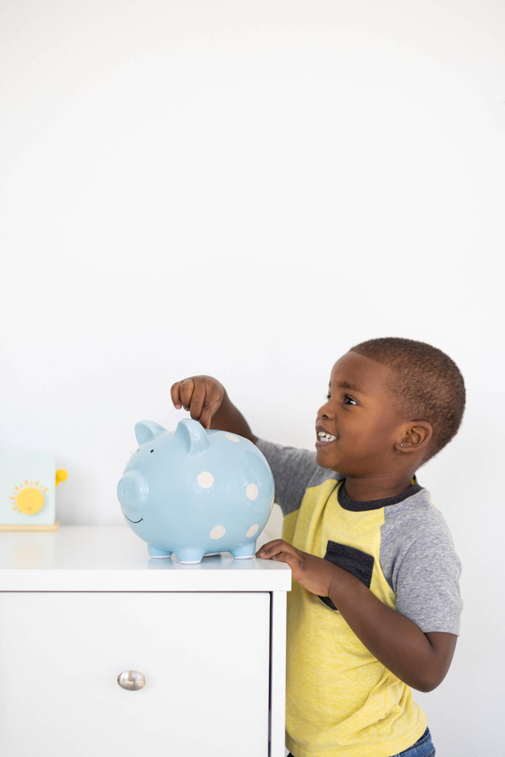 Polka Dot Piggy Bank - Premium Gifts from Pearhead - Just $21.95! Shop now at Pat's Monograms