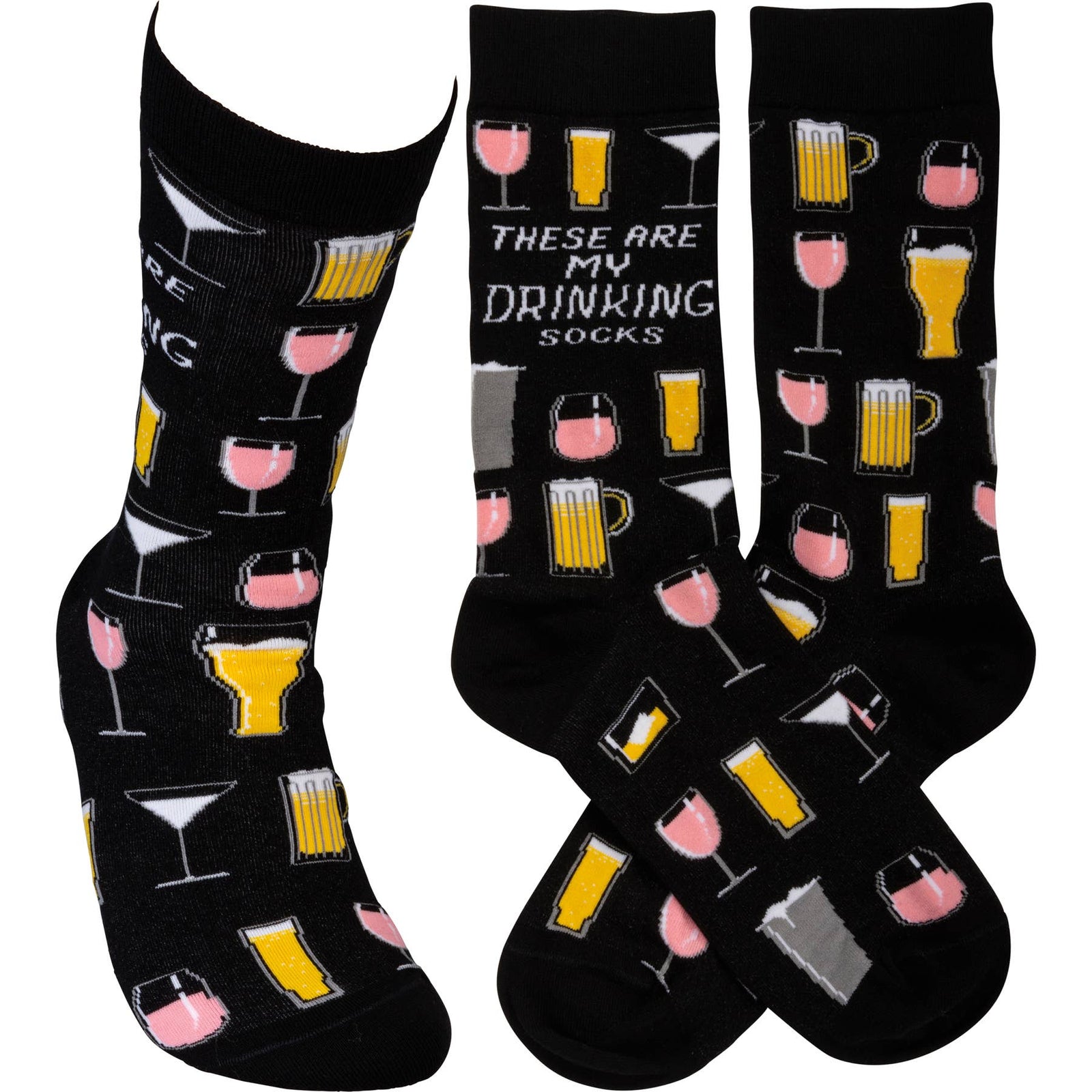 These Are My Drinking Socks - Premium Socks from Primitives by Kathy - Just $11.50! Shop now at Pat's Monograms