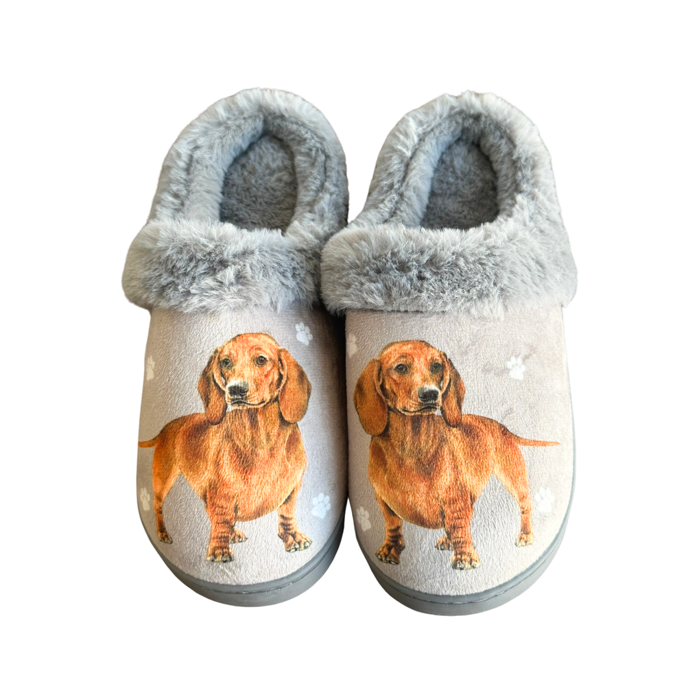 Dachshund Red Snuggs Slippers - Premium Slippers from E&S Pets - Just $24.95! Shop now at Pat's Monograms