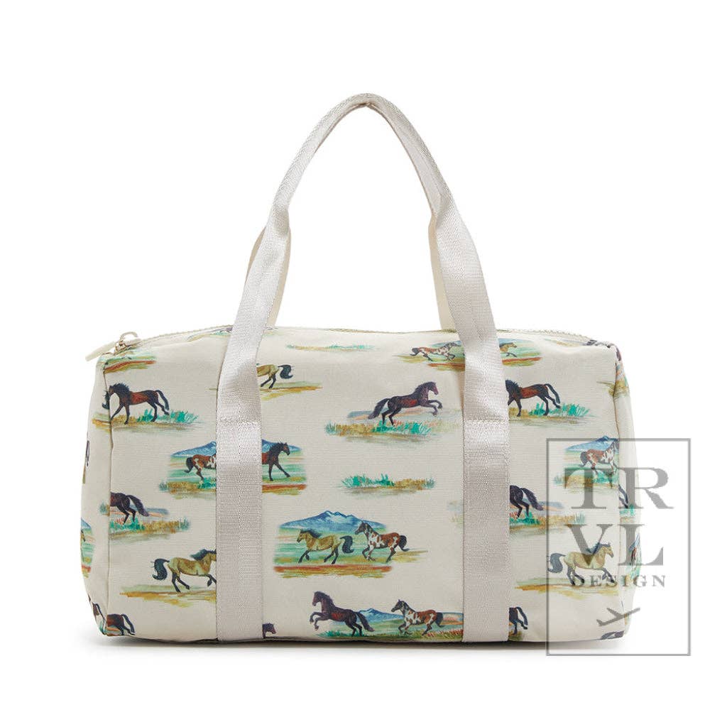 Mini Packer - Wild Horses - Premium Duffel Bags from TRVL Design - Just $39.95! Shop now at Pat's Monograms