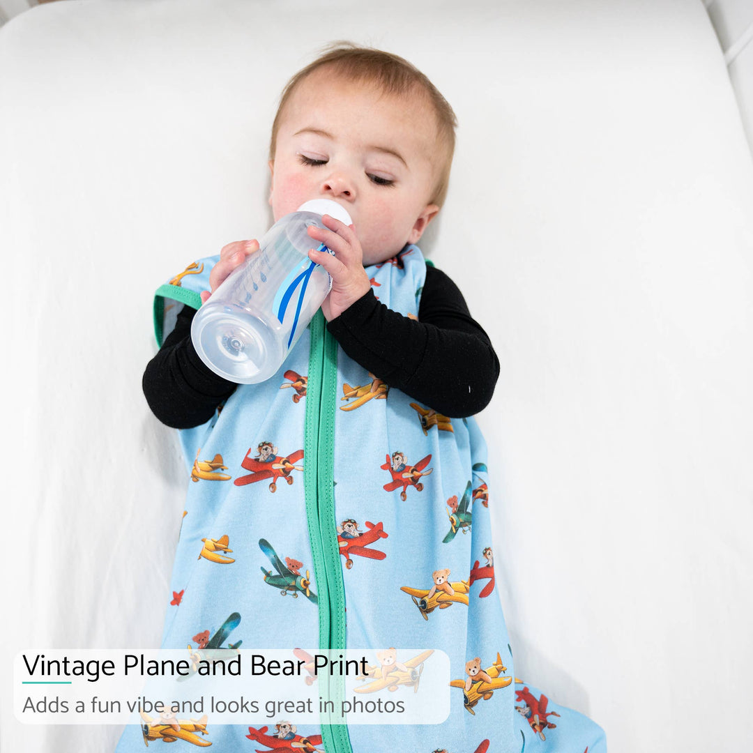 Pilot Paws Baby Sleep Sack, 100% Organic Cotton - Premium Baby Sleepwear from LollyBanks - Just $21.95! Shop now at Pat's Monograms
