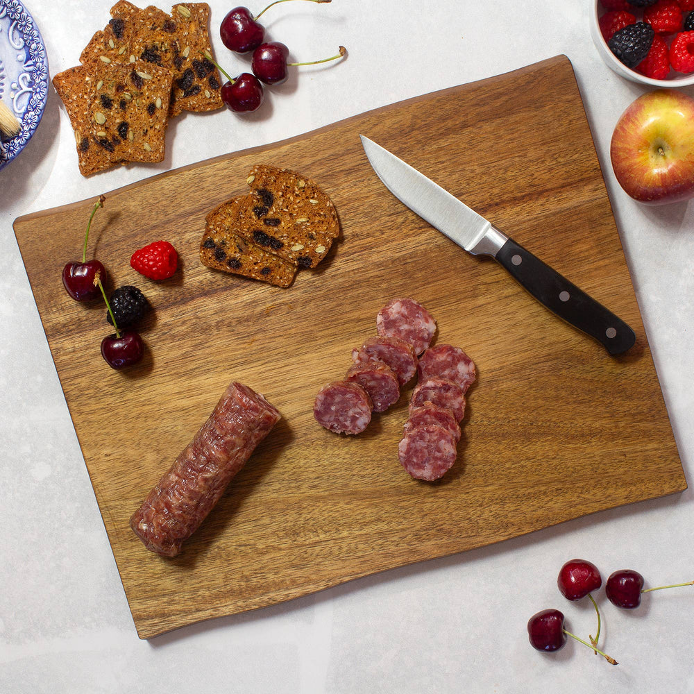 Acacia Wood Live Edge Charcuterie Board - Premium Cutting Boards from Totally Bamboo - Just $32.95! Shop now at Pat's Monograms