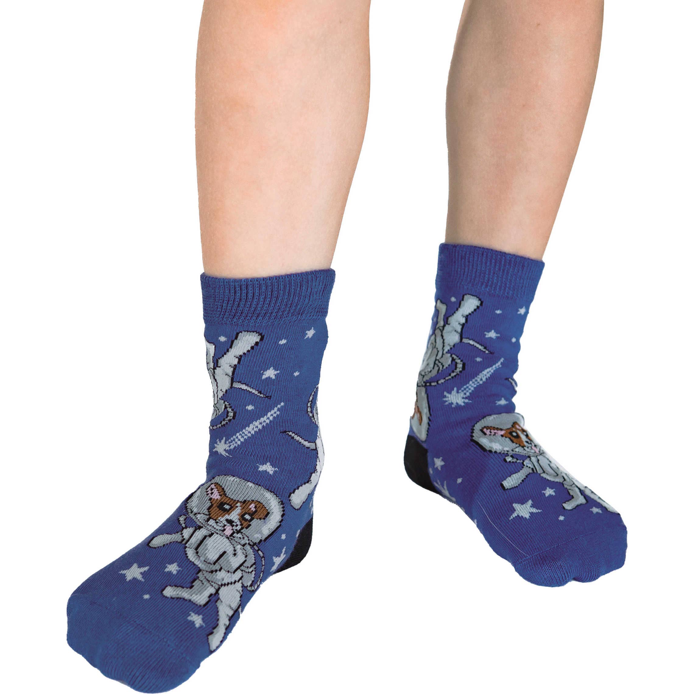 Astronaut, Fire Fighter and Police Dogs Kids Socks / 3-Pack