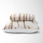 Rumi Zebra Cotton Knit Throw: Beige - Premium  from Tajik Home LLC - Just $35.95! Shop now at Pat's Monograms