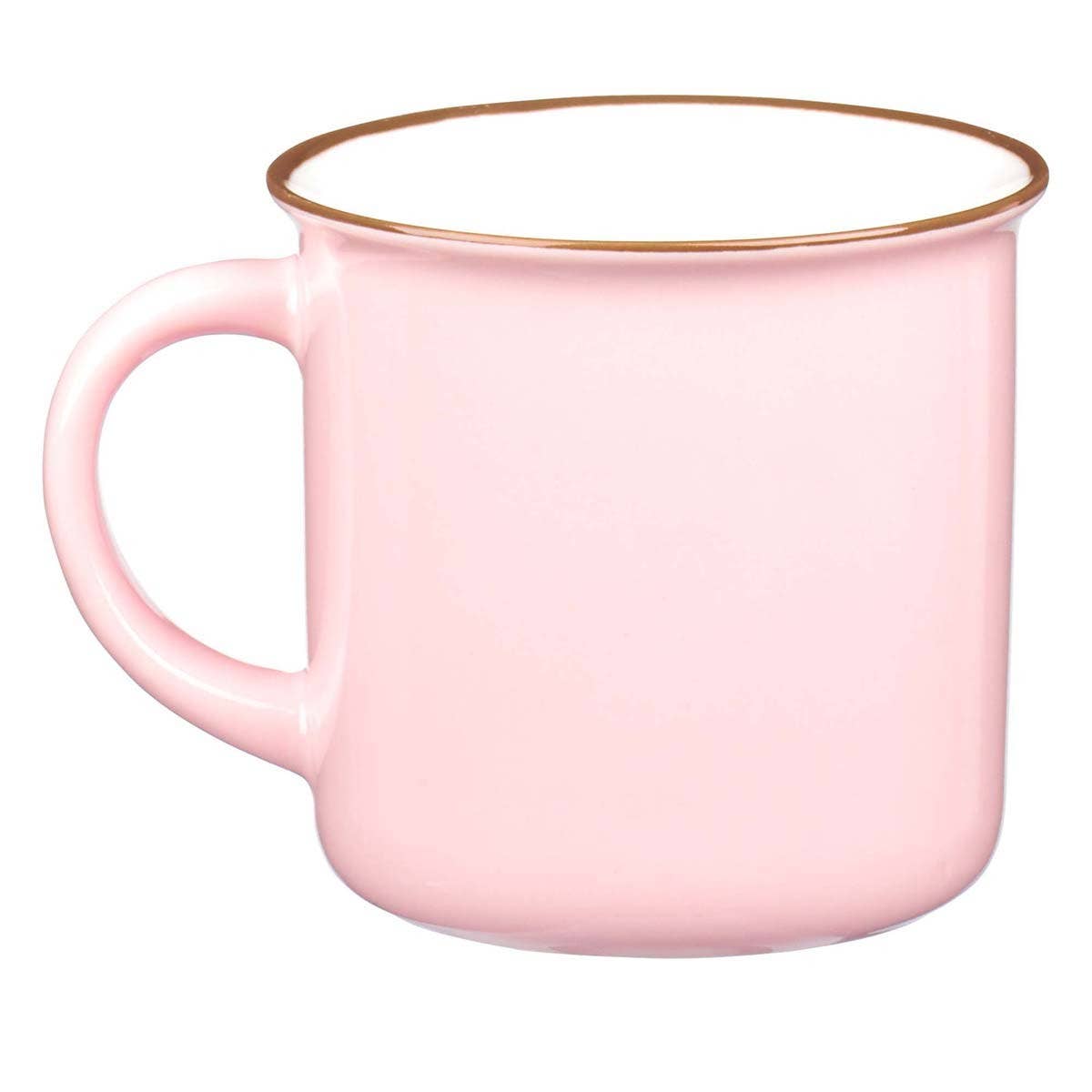 Be Still and Know Pink Camp-style Coffee Mug - Psalm 46:10 - Premium  from Christian Art Gifts - Just $12.95! Shop now at Pat's Monograms