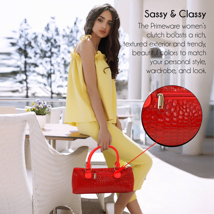 Wine Clutch | Wine Purse Croc Design - Premium Accessories from Primeware Inc. - Just $29.95! Shop now at Pat's Monograms