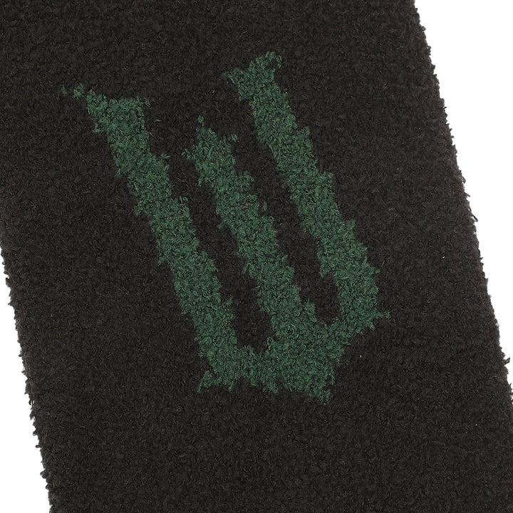 Wicked Logo on Green and Black Womens Chenille Crew Socks - Premium socks from Bioworld Merchandising - Just $12.95! Shop now at Pat's Monograms