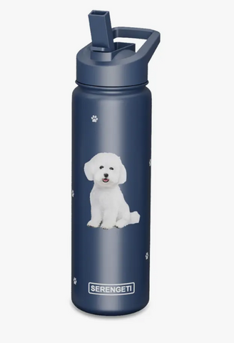 E&S - German Shepherd Stainless Steel Water Bottle 24 oz Serengeti