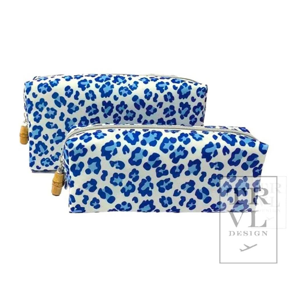 Duos - Nested Cosmetic Pouches - Cheetah Blue - Premium travel bag from TRVL Design - Just $26.95! Shop now at Pat's Monograms