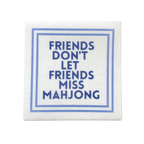 MAHJONG NAPKINS | 5'' x 5'' Luxury, Linen-Feel, Eco-Friendly