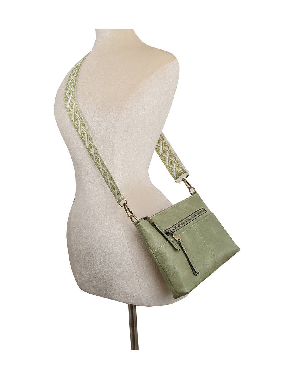 Boxy Rectangular Guitar Strap Crossbody Bag - Premium handbag from Handbag Factory Corp - Just $36.95! Shop now at Pat's Monograms