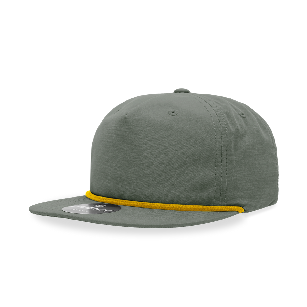 Decky 6032 Classic Rope Cap, 5 Panel Flat Bill Hat, Snapback — The Park Wholesale Caps