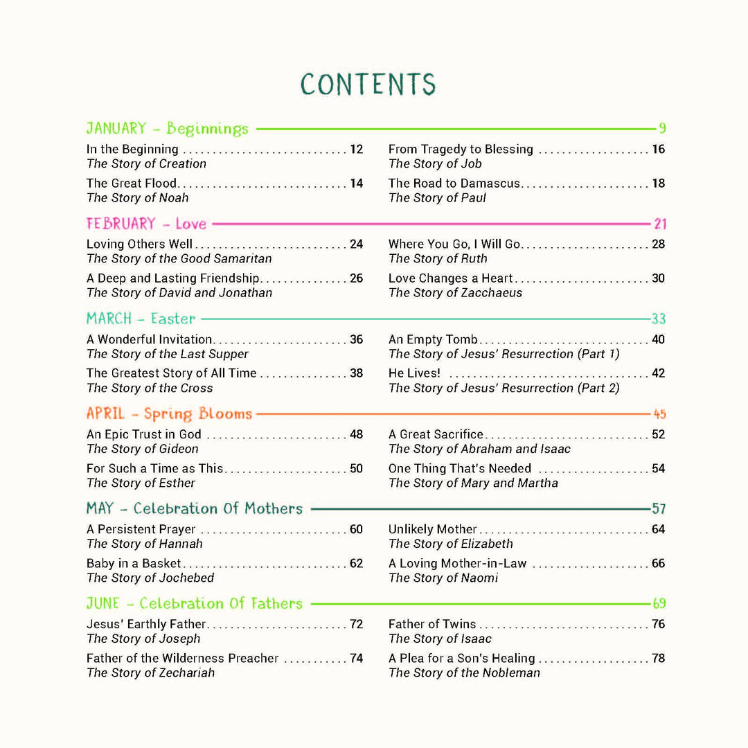 A Year of Bible Stories - Premium Books and Devotionals from Barbour Publishing, Inc. - Just $15.99! Shop now at Pat's Monograms
