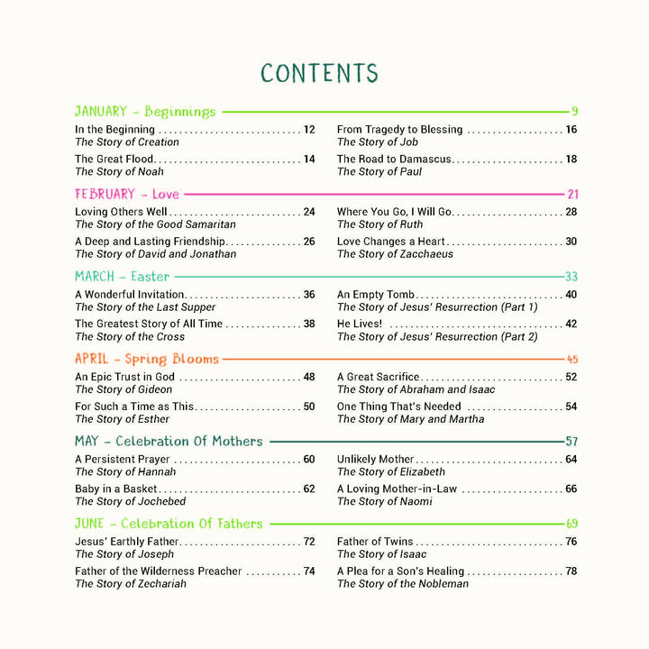 A Year of Bible Stories - Premium Books and Devotionals from Barbour Publishing, Inc. - Just $15.99! Shop now at Pat's Monograms
