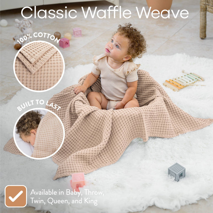 Waffle Blanket for Baby by Comfy Cubs - Premium Baby Blanket from Comfy Cubs - Just $32.95! Shop now at Pat's Monograms
