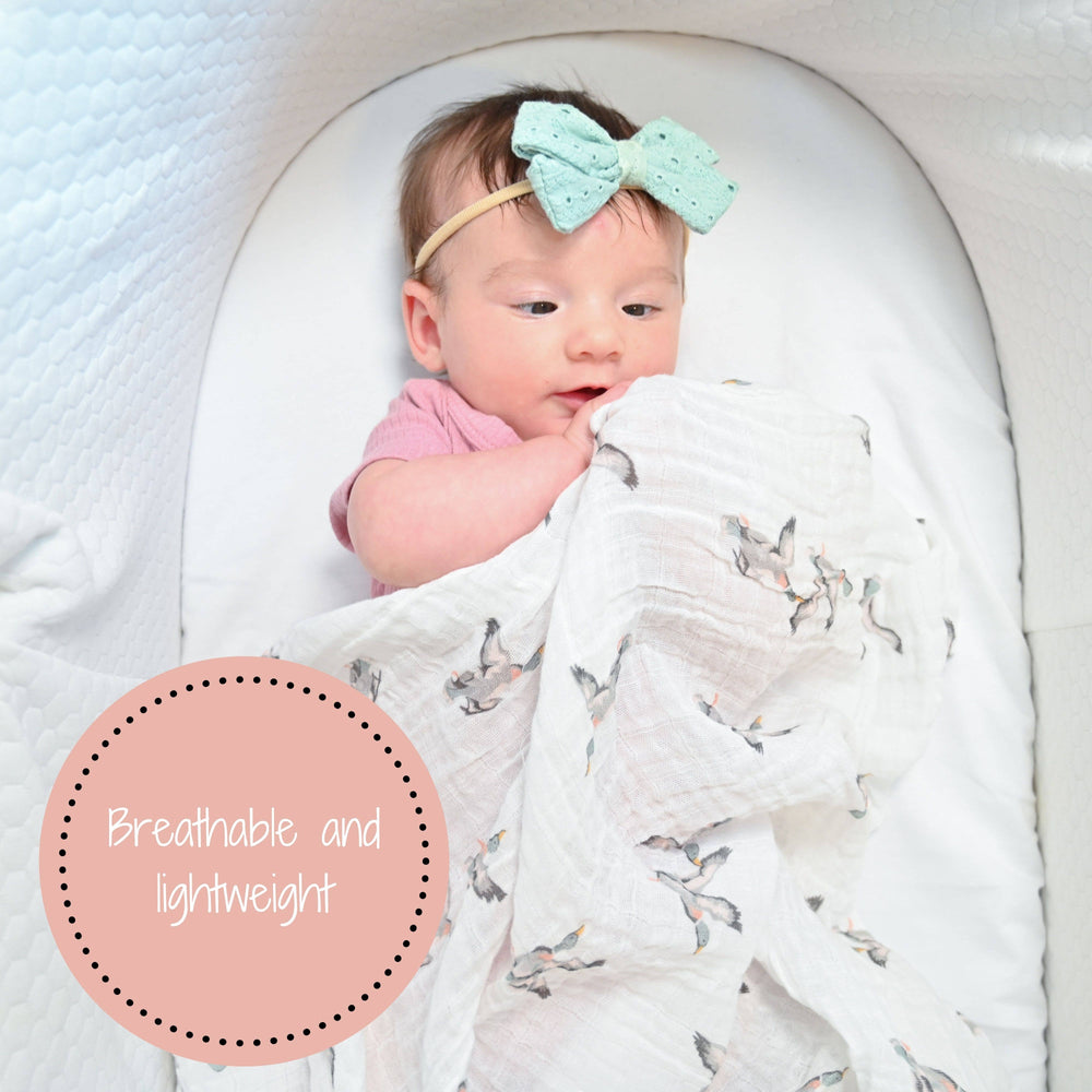 Quackin'up Baby Muslin Cotton Blanket - Premium Swaddle from LollyBanks - Just $19.95! Shop now at Pat's Monograms