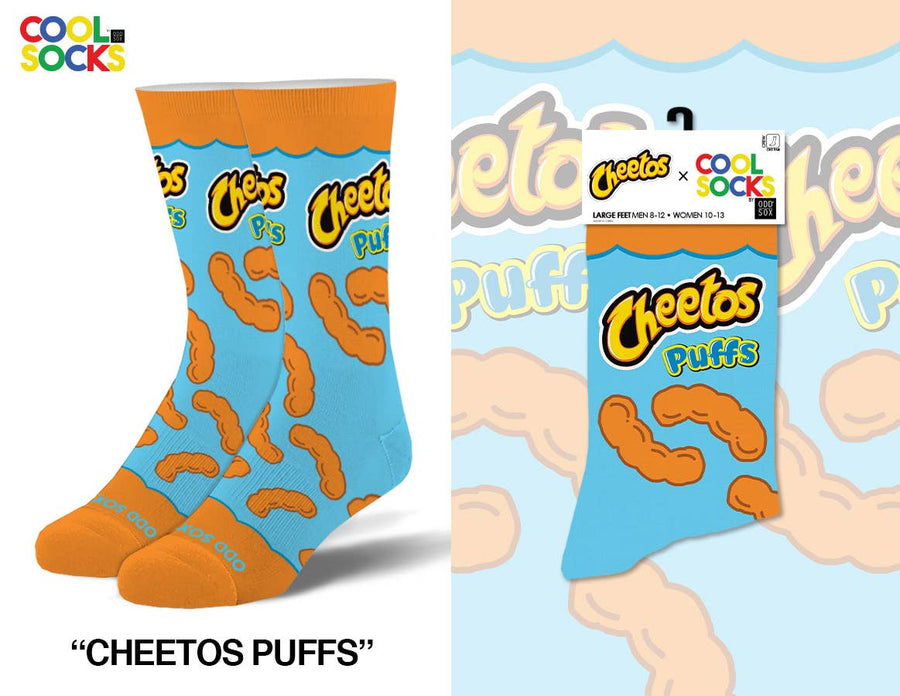 CHEETOS PUFFS - Mens - Premium Socks from Cool Socks - Just $13.95! Shop now at Pat's Monograms