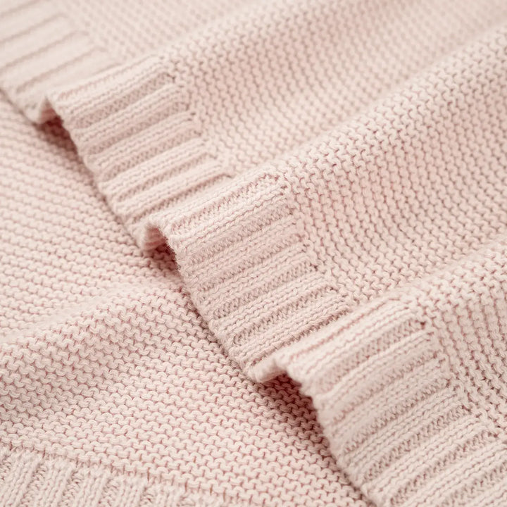Classic Knit Baby Blanket - 100% Cotton Shima Seiki Knitting - Premium Baby Blanket from SwaddleAn - Just $38.95! Shop now at Pat's Monograms