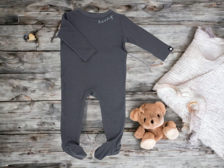 Footie with Bum Flap - Premium baby and Toddler Outfits from Sweet Bamboo - Just $37! Shop now at Pat's Monograms