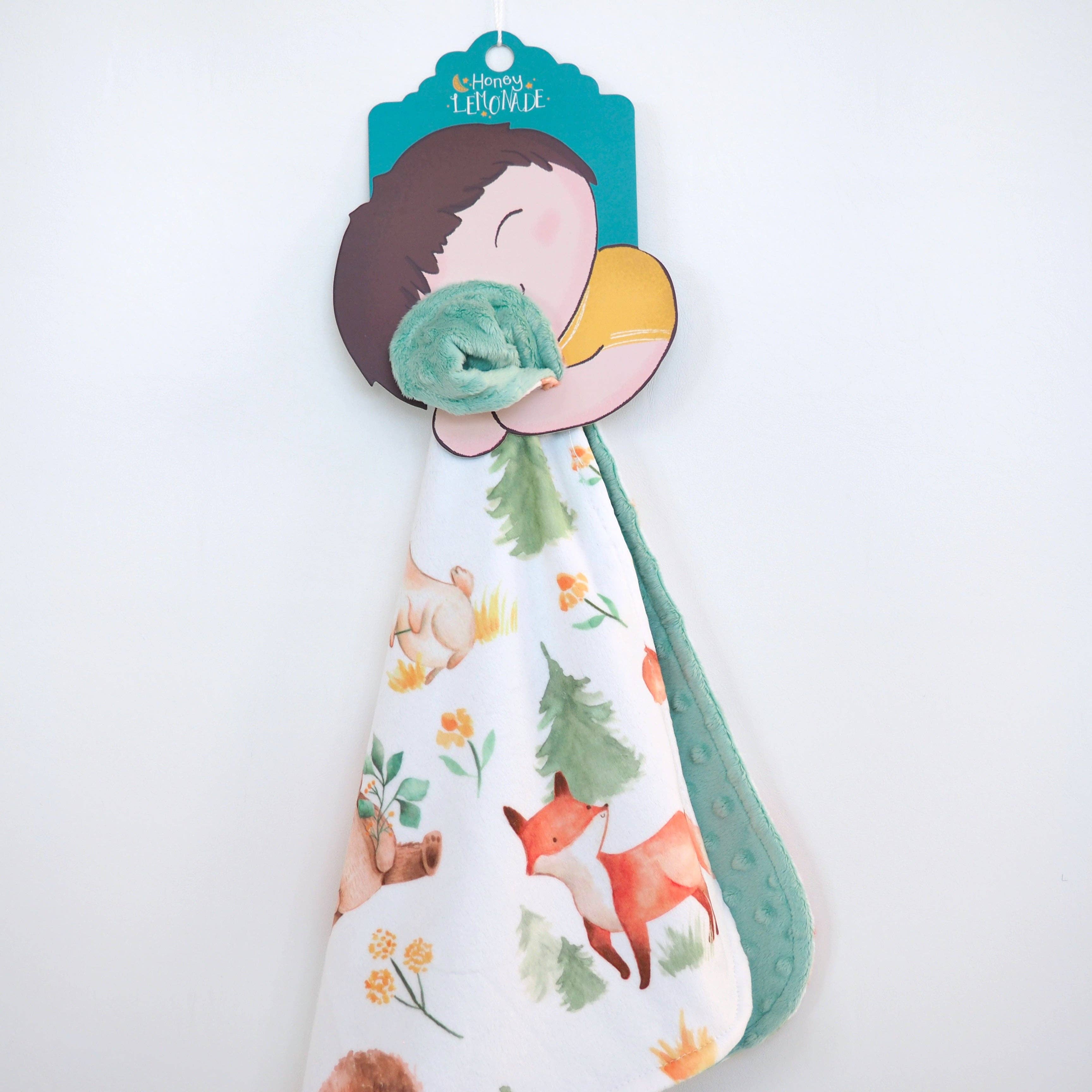 Mini Minky - Forest Friends - Premium Baby Soothers from Honey Lemonade - Just $24.95! Shop now at Pat's Monograms