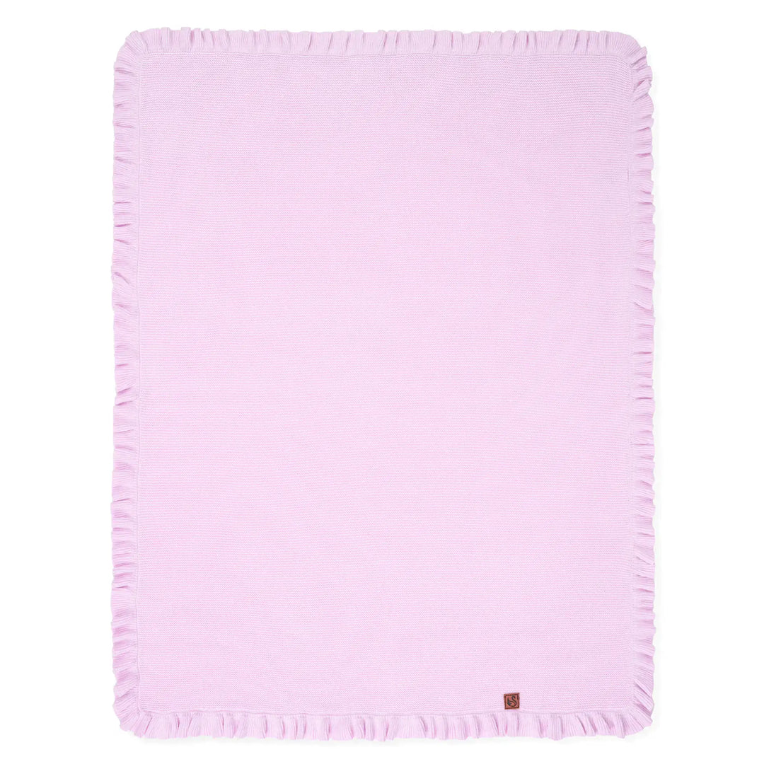 Ruffled Knit Baby Blanket - 100% Cotton - Premium Baby Blanket from SwaddleAn - Just $44.95! Shop now at Pat's Monograms