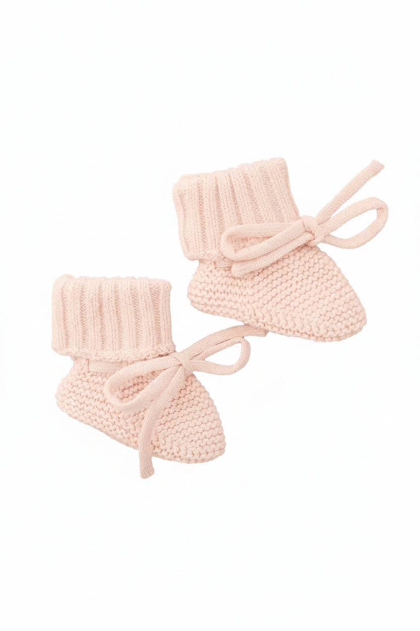 Knit Baby Booties | Ash