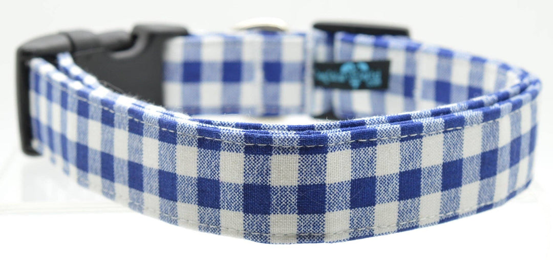 Blue Gingham Collar - Premium pet lovers from Dog Collar World - Just $10! Shop now at Pat's Monograms