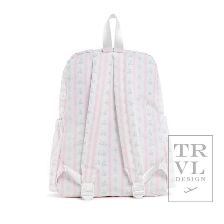 Backpacker - Ribbon Floral Pink - Premium Backpack from TRVL Design - Just $64.95! Shop now at Pat's Monograms