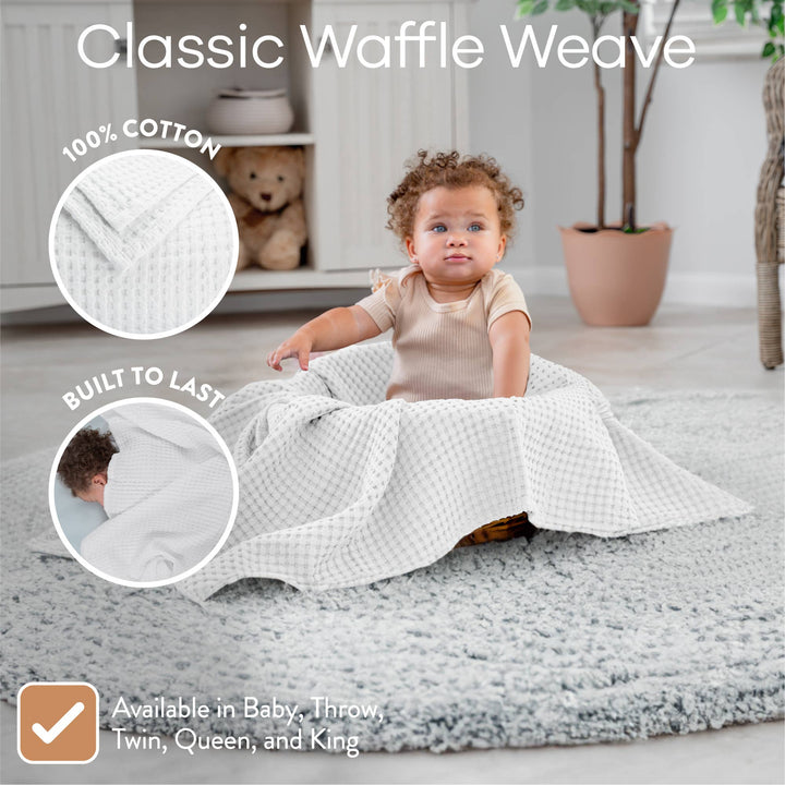 Waffle Blanket for Baby by Comfy Cubs - Premium Baby Blanket from Comfy Cubs - Just $32.95! Shop now at Pat's Monograms