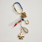 Gold Lucky Charm Keychain | Clover & Heart — Frem