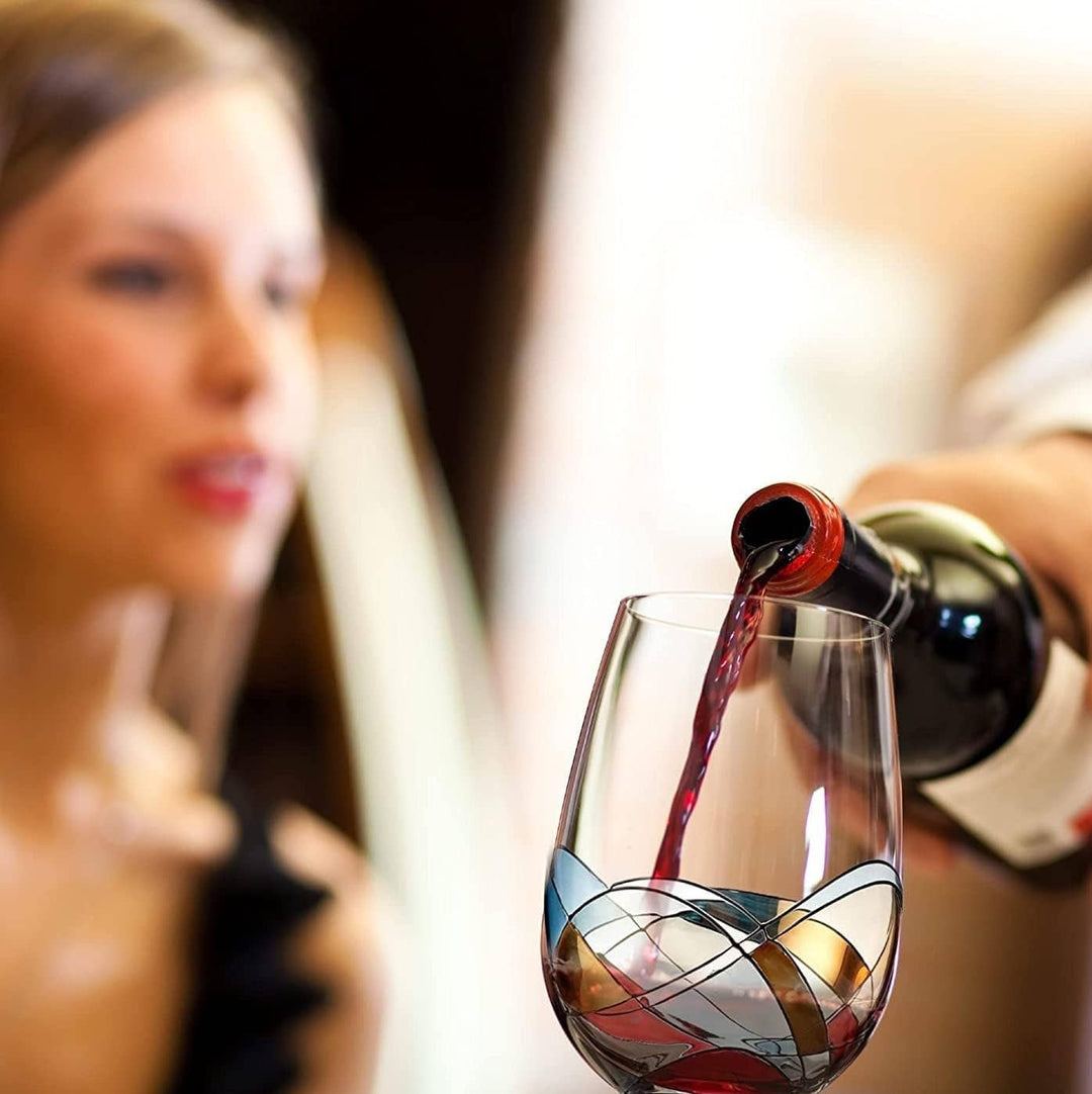 Stemless Wine Glasses Gift Set - Premium drinkware from Bezrat - Just $64.95! Shop now at Pat's Monograms