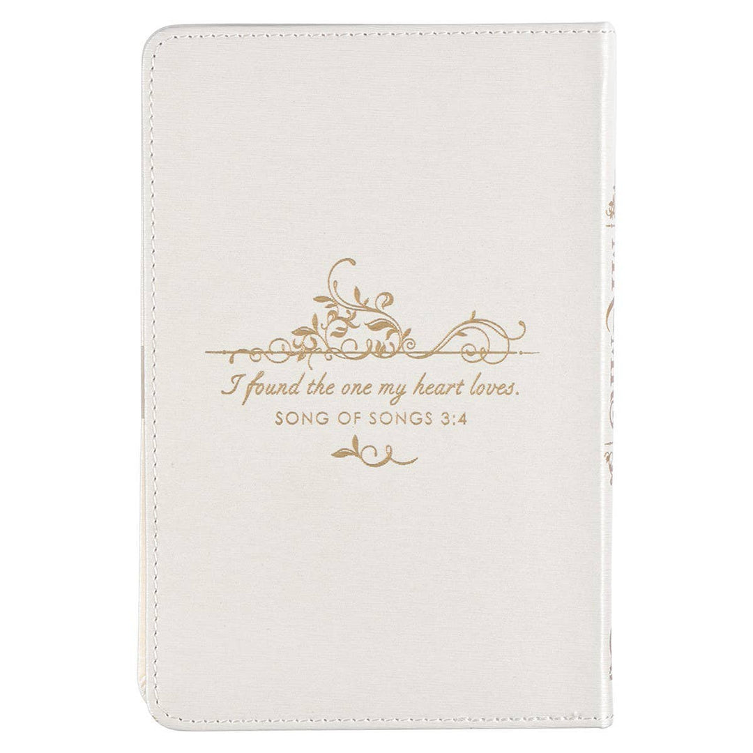 Mr. & Mrs. 366 Devotions for Couples White Faux Leather Devo - Premium Books and Devotionals from Christian Art Gifts - Just $16.99! Shop now at Pat's Monograms