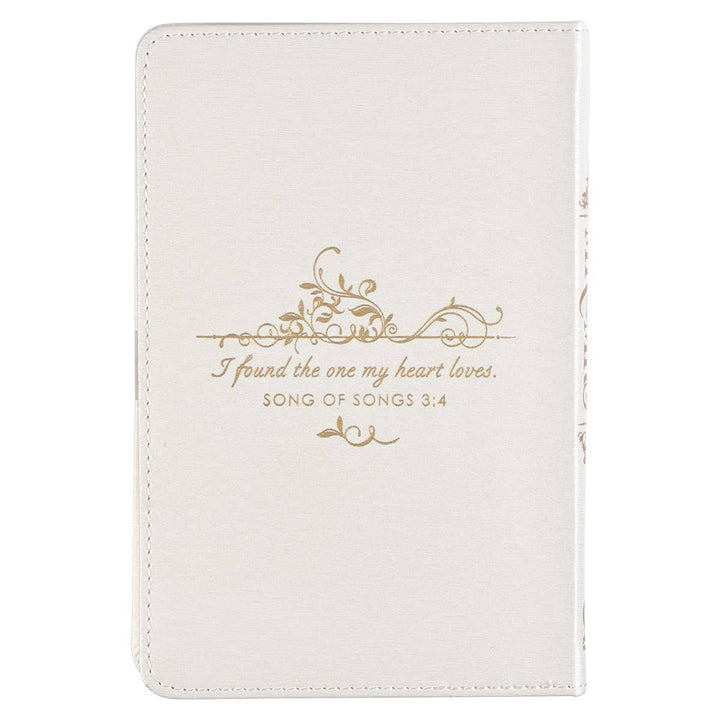 Mr. & Mrs. 366 Devotions for Couples White Faux Leather Devo - Premium Books and Devotionals from Christian Art Gifts - Just $16.99! Shop now at Pat's Monograms