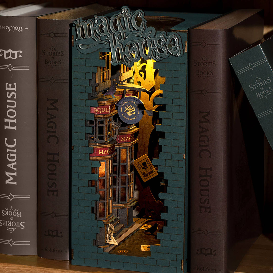 Rolife Magic House DIY Book Nook Kit - Premium gift item from Magnote - Just $42.95! Shop now at Pat's Monograms