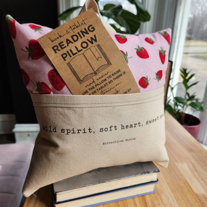 Reading Pillow- Sweet Soul, Berries - Premium  from Desmond Brown - Just $38.95! Shop now at Pat's Monograms