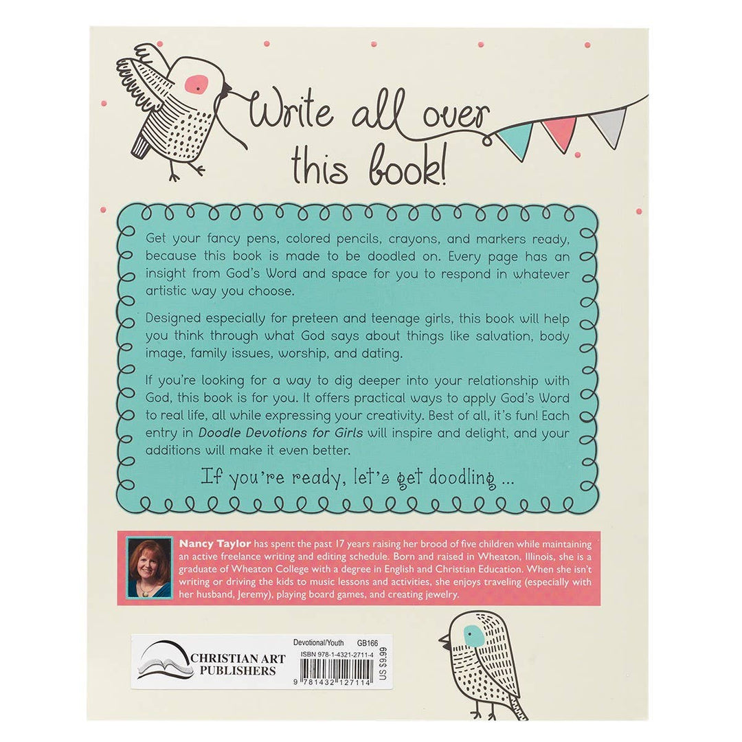 Doodle Devotions for Girls - Premium Books and Devotionals from Christian Art Gifts - Just $9.99! Shop now at Pat's Monograms