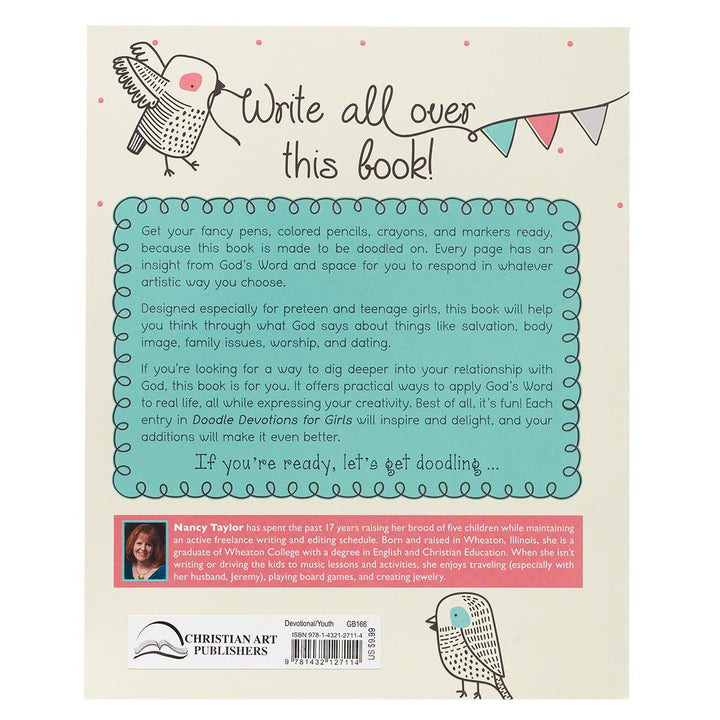 Doodle Devotions for Girls - Premium Books and Devotionals from Christian Art Gifts - Just $9.99! Shop now at Pat's Monograms