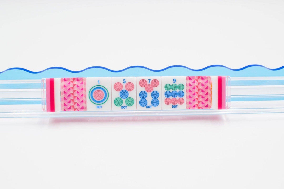 Crystal Prism Pink | Mahjong with Bold Angles and Vibrant Vibes - Premium Mahjong from My Fair Mahjong - Just $365! Shop now at Pat's Monograms