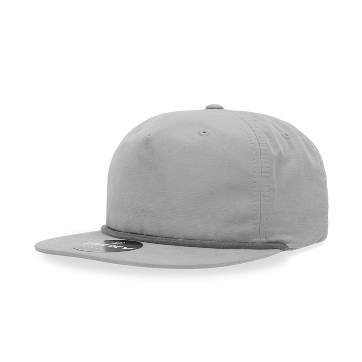 Decky 6032 Classic Rope Cap, 5 Panel Flat Bill Hat, Snapback - Premium Caps from The Park Wholesale - Just $14.95! Shop now at Pat's Monograms