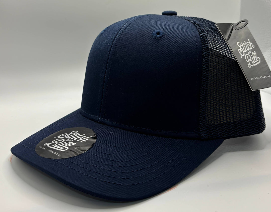 Trucker Adjustable Baseball Cap Premium Quality Men Women - Premium Headwear from Stitch and Bill Wholesale Hats - Just $9! Shop now at Pat's Monograms