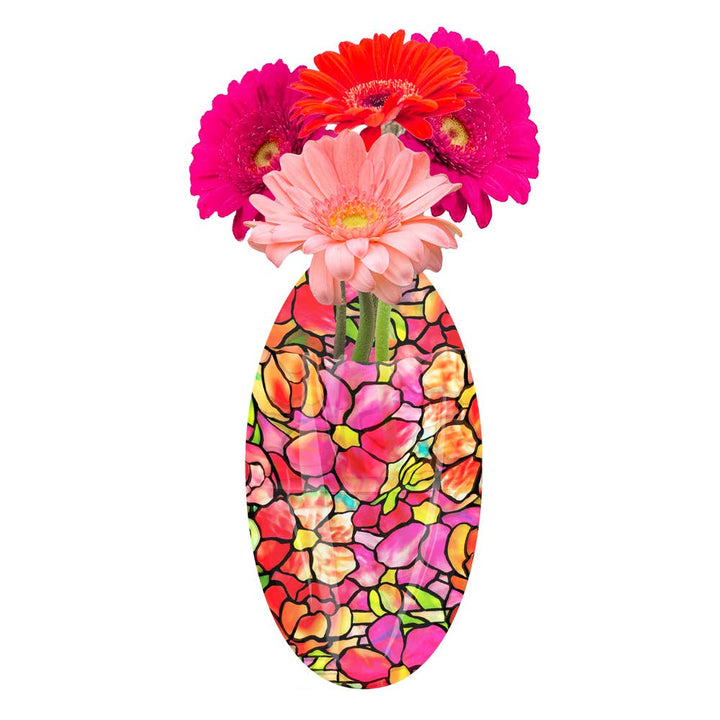 Louis C. Tiffany Pink Peony Oval Suction Cup Vase - Premium decor from Modgy - Just $9.95! Shop now at Pat's Monograms