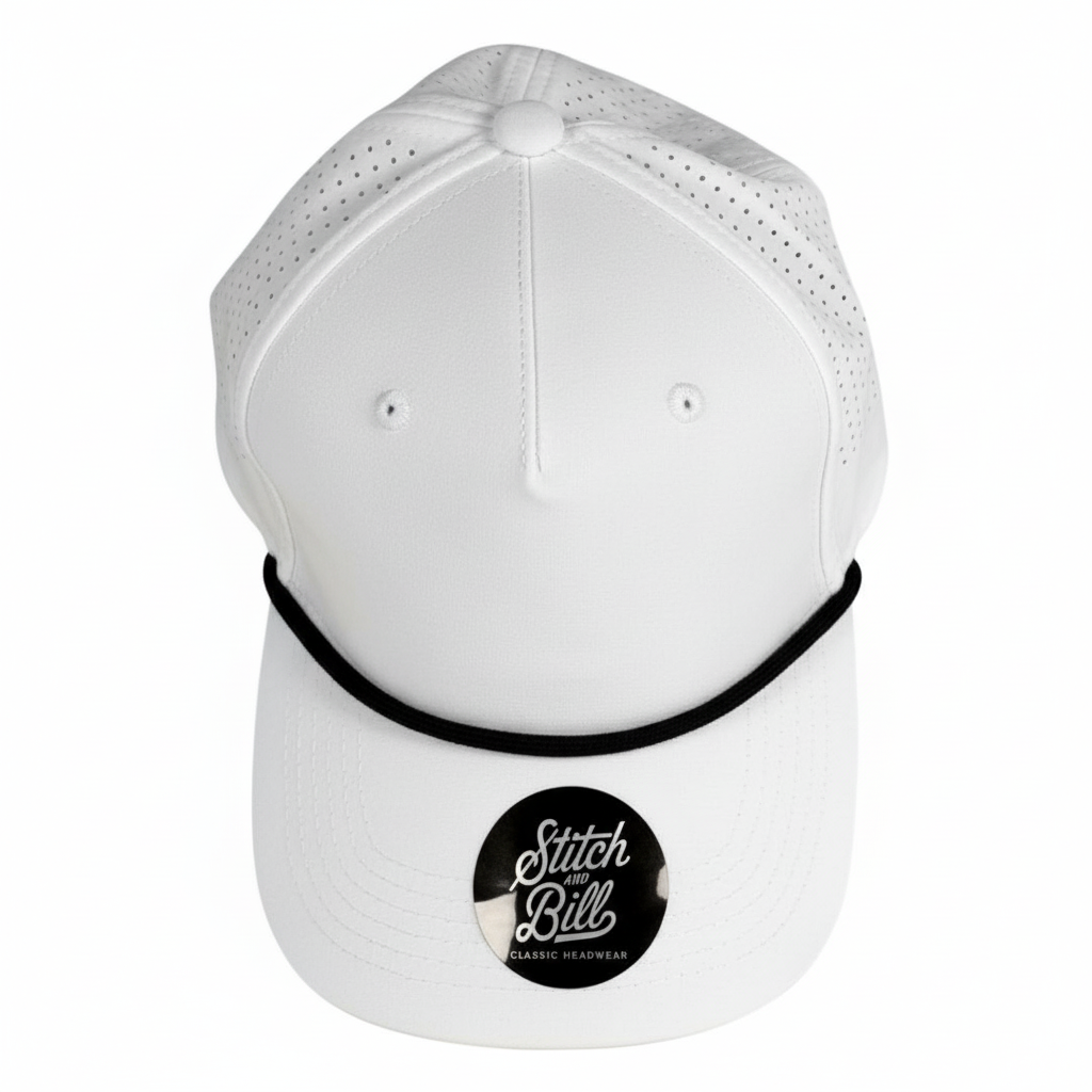 Performance 5 Panel Rope Baseball Cap Air Flow
