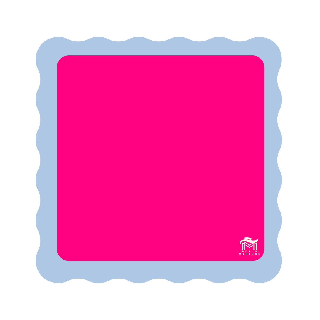 MAHJONG MAT | Color Wave | 31" x 31" — My Fair Mahjong