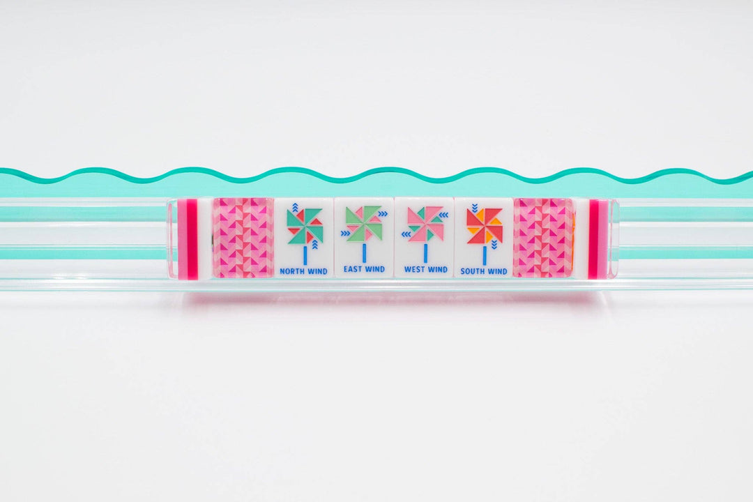 Crystal Prism Pink | Mahjong with Bold Angles and Vibrant Vibes - Premium Mahjong from My Fair Mahjong - Just $365! Shop now at Pat's Monograms