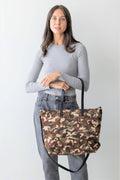 Camouflage Print Tote / Shoulder Bag