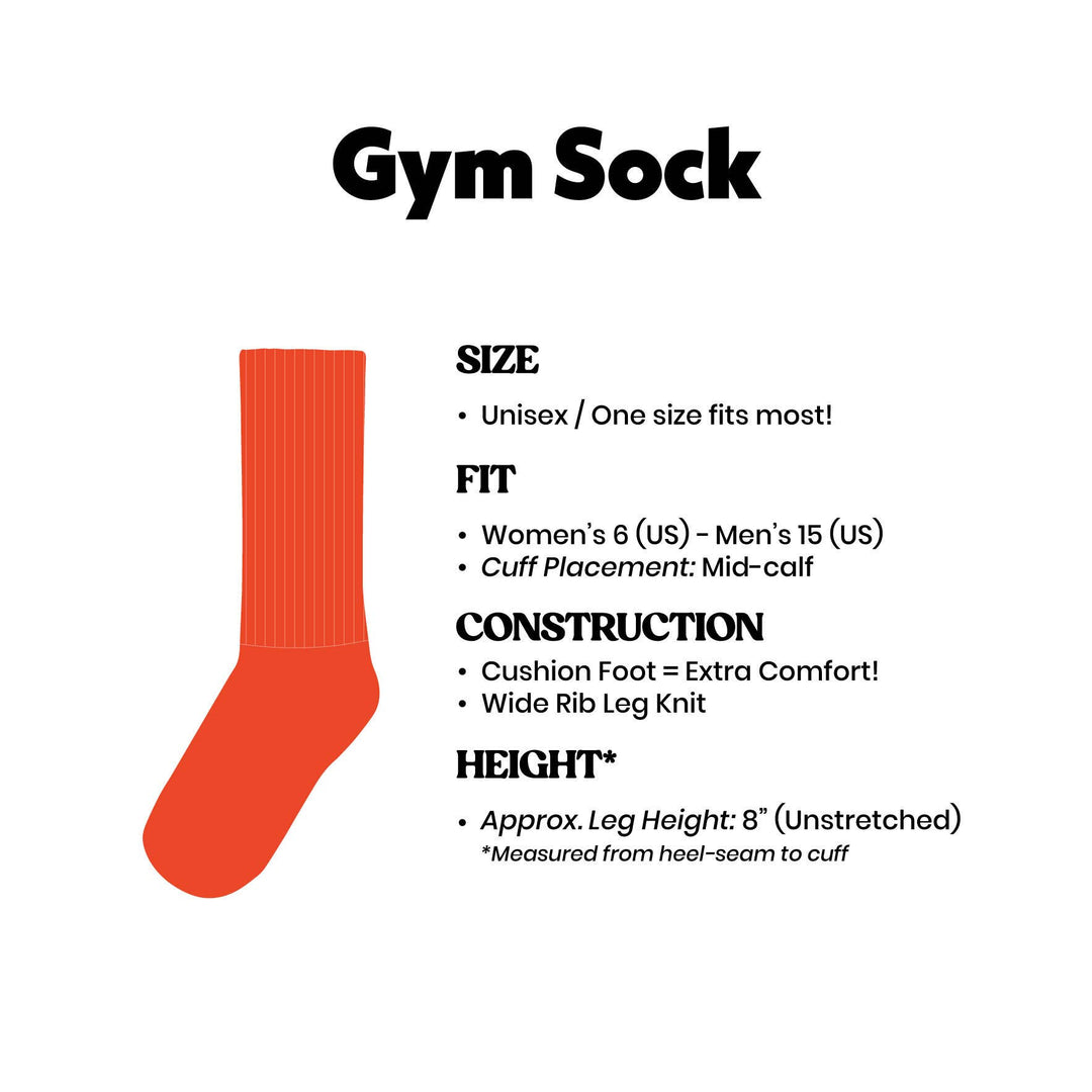 Eldest Daughter Gym Crew Socks - Premium Socks from Gumball Poodle - Just $12.95! Shop now at Pat's Monograms