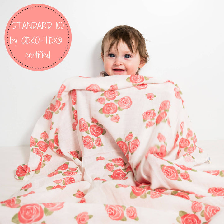 Blooming Elegance Baby Swaddle Blanket - Premium Swaddle from LollyBanks - Just $19.95! Shop now at Pat's Monograms