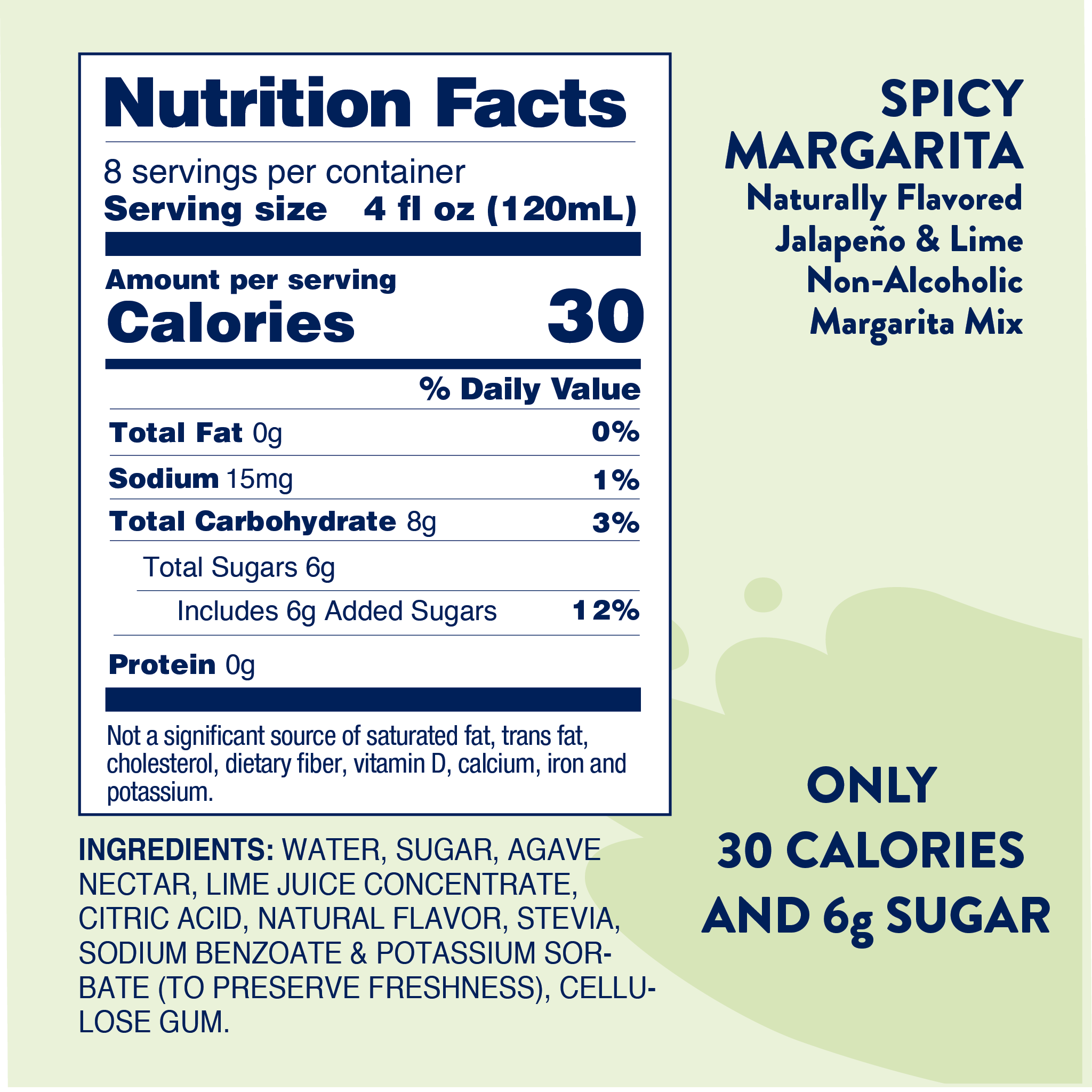 Natural Spicy Margarita - Mixer - Premium drink mix from Jordan's Skinny Mixes - Just $9.99! Shop now at Pat's Monograms