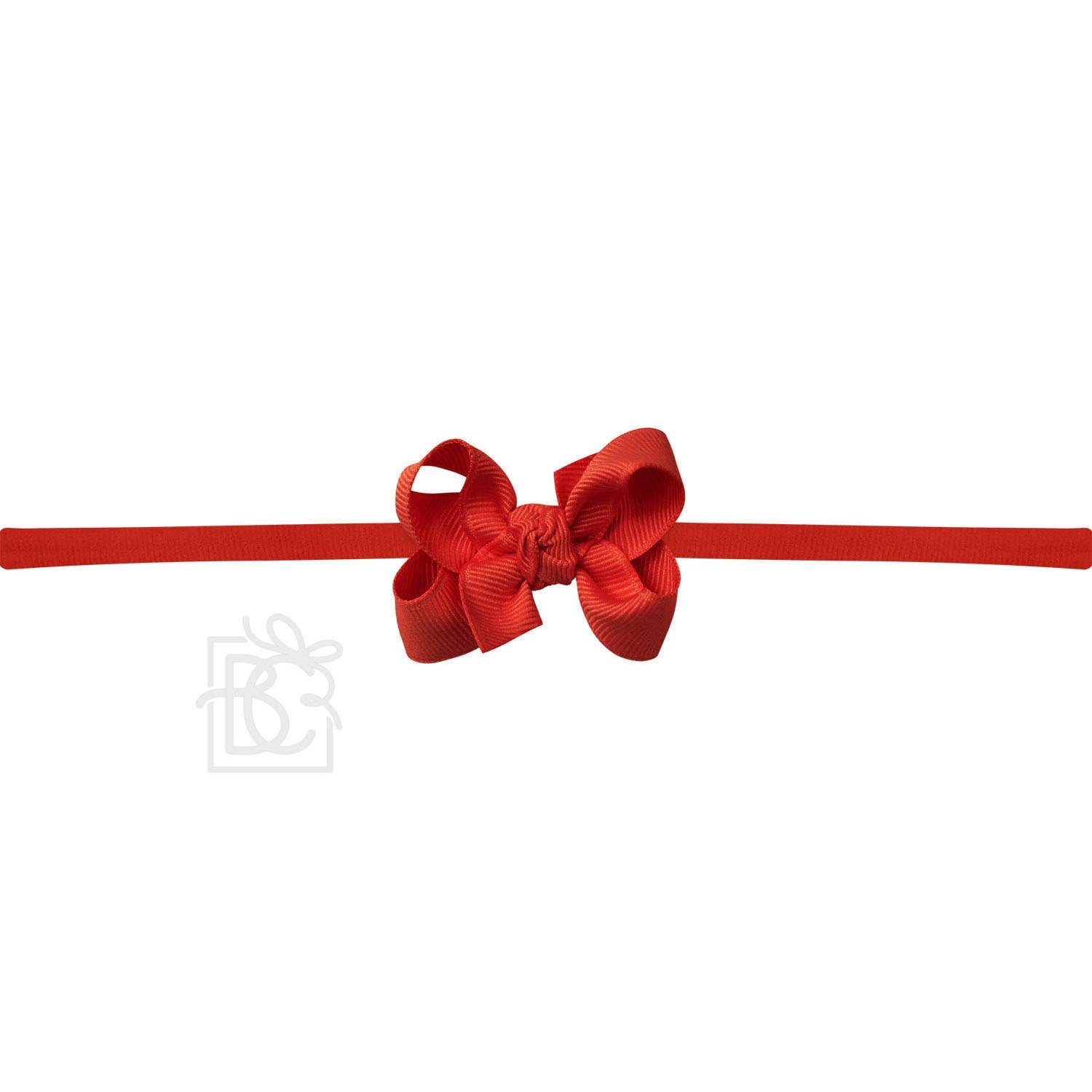 1/4" PANTYHOSE HEADBAND W/SIGNATURE GROSGRAIN BOW - Premium Baby Accessories from Beyond Creations, LLC - Just $10.95! Shop now at Pat's Monograms